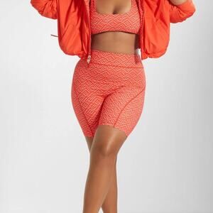 Fendi x Skims Orange Biker Shorts Size XL